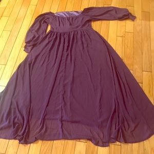 Silk shoulder off Dress worn once***